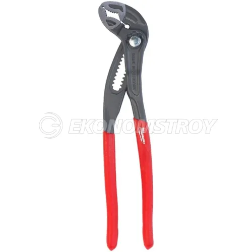 Milwaukee Клещи сантехнические Milwaukee 4932498542 250мм (двузубая губка, зубья из индукционной закалки, держатель для гвоздей и проволоки, конструкция с короб