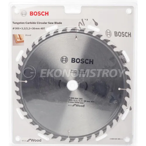 Пильный диск BOSCH 305x30x40  Optiline ECO