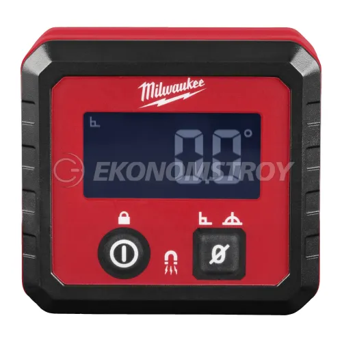 Milwaukee Угломер Milwaukee 4932493656 (цифровой, магнитный, ЖК-экран, диапазон измерений: от 0º до 90º и от 0º до 180º, тип батареи: 2 (AAA), защита от падений