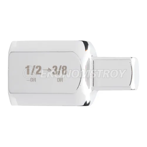 Milwaukee Адаптер для торцевых головок Milwaukee 4932480649 1/2" квадрат-3/8" квадрат (идентификатор размера с лазерной гравировкой, хромированная отделка)