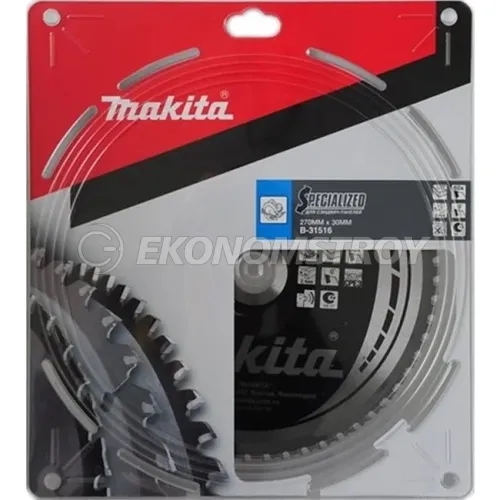 Пильный диск MAKITA для "сэндвич-панелей", 270x30x2.4x60T