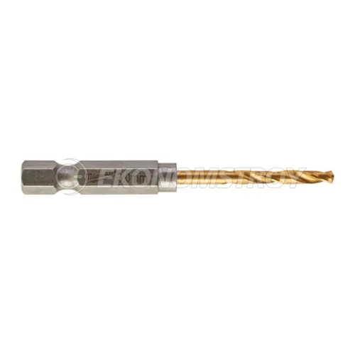 Milwaukee Сверло по металлу RedHEX HSS-G TiN. 3 мм (10 шт.)