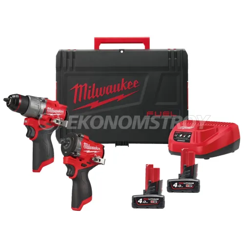 Набор инструмента Milwaukee Milwaukee M12FPP2X2-402X (2АКБ * 4Ач; case)
