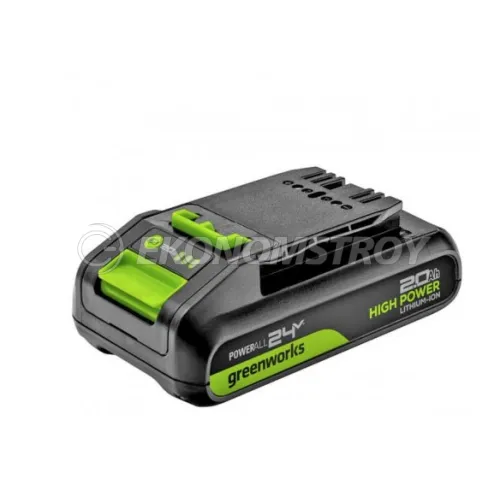 Аккумулятор Greenworks G24HP2 (24V, 2.0 Ah, High Power)