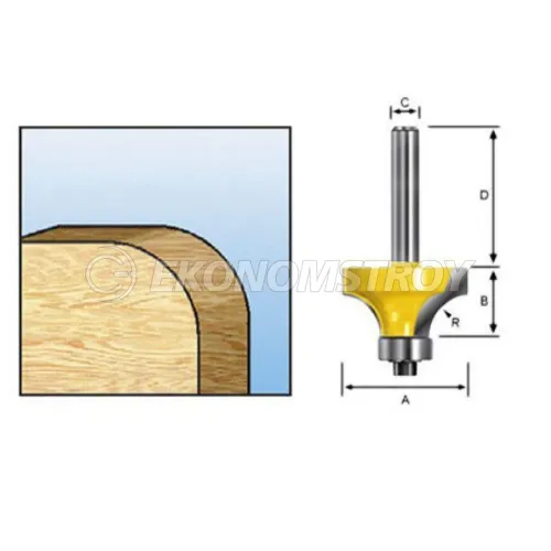 Фреза MAKITA кромочная. 38,1х19х8х32х2Т