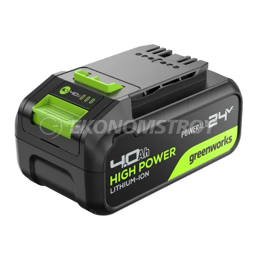 Аккумулятор Greenworks G24HP4 (24V, 4.0 Ah, High Power)