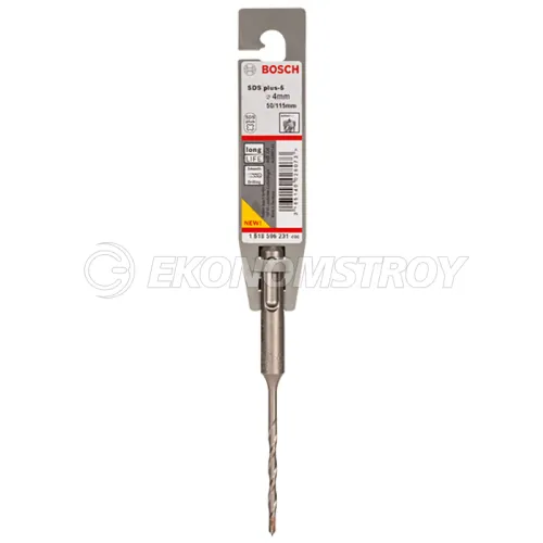 Сверло SDS-Plus BOSCH SDS Plus-5, 4x50x115 -бур по бетону