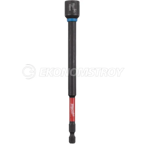 Milwaukee Насадка магнитная торцевая Milwaukee Shockwave 1/4" Hex-10ммx150мм (4932492447) (магнитный наконечник, термическая обработка, для применений с высоким