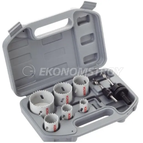 Набор коронок BOSCH Bi-metall 9 шт Standard 20/25/35/40/51/68 mm, 2 адаптера