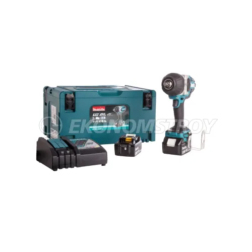 Гайковерт MAKITA DTW 1002 RTJ (2*5.0 Ah, MAKPAC-2)