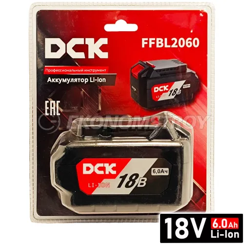 Аккумулятор DCK FFBL2060 18V 6.0Ah