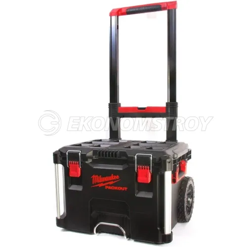 Milwaukee Набор Packout Milwaukee Trolley Box+2+1 Drawer Tool Box+Slim Organiser+Tool Tray-Tumbler 887мл Красный (A010MLW) (в наборе: ящик Milwaukee PackOut на