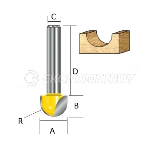 Фреза MAKITA паз.19х12мм