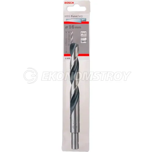 Сверло по металлу BOSCH HSS PointTeQ 16.0mm (хвост. 12mm)