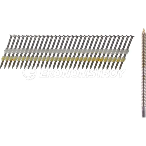 Milwaukee Гвозди Milwaukee 20°/75мм RS 1750шт (4932492592) (гальванические, с кольцевой накаткой, полукруглая голова, для M18 FFN21)