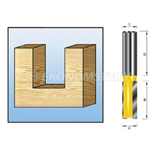 Фреза MAKITA пазовая 16x32x12x38x2T