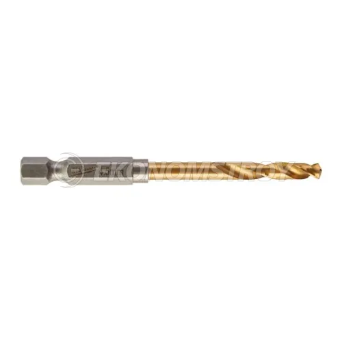 Milwaukee Сверло по металлу RedHEX HSS-G TiN. 4.5 мм (10 шт.)