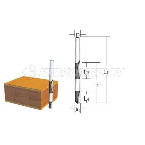 Фреза MAKITA пазовая 6x18x6x27x2T