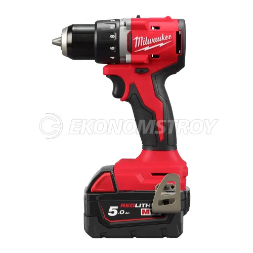Дрель-шуруповерт аккумуляторный Milwaukee M18 BLDDRC-502C (2 АКБ*5 Ач; case)