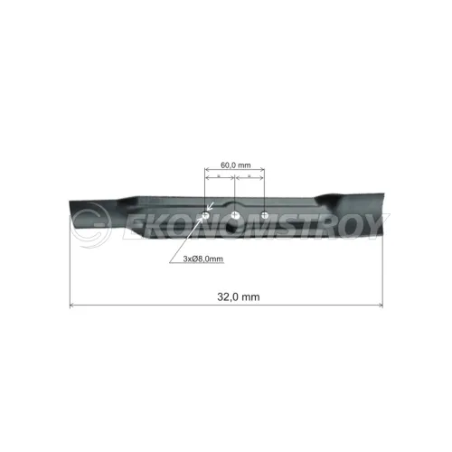 Запасная часть BOSCH Нож для Rotak 32 (F016L64191)
