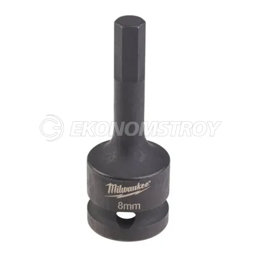 Головка торцевая Milwaukee SHOCKWAVE™ 1/2" HEX8 (1 шт)