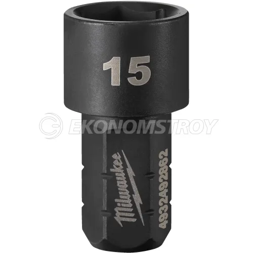 Milwaukee Головка Milwaukee 4932492862 15мм (для трещотки M12 FPTR)