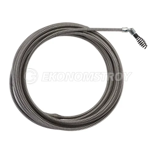 Milwaukee Тросик для прочистной машины 8 мм x 7.6м spiral, pivot bulb auger