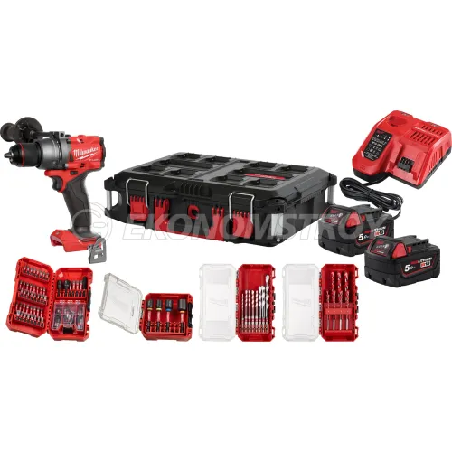Дрель-шуруповерт аккумуляторный Milwaukee M18 FPD3100P-502P (2 АКБ * 4 Ач,case)