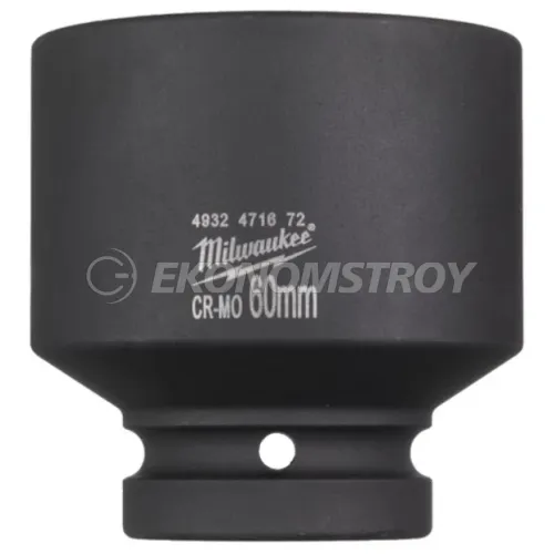 Головка торцевая Milwaukee SHOCKWAVE™ 1", 60 мм