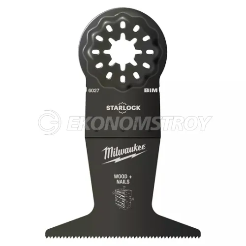 Milwaukee Биметаллическое полотно 65 мм по древесине с гвоздями
