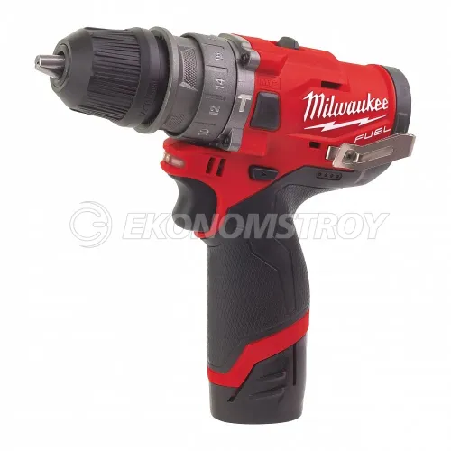 Дрель-шуруповерт угловой аккумуляторный Milwaukee M12 FPDX-0 FUEL со сменными насадками
