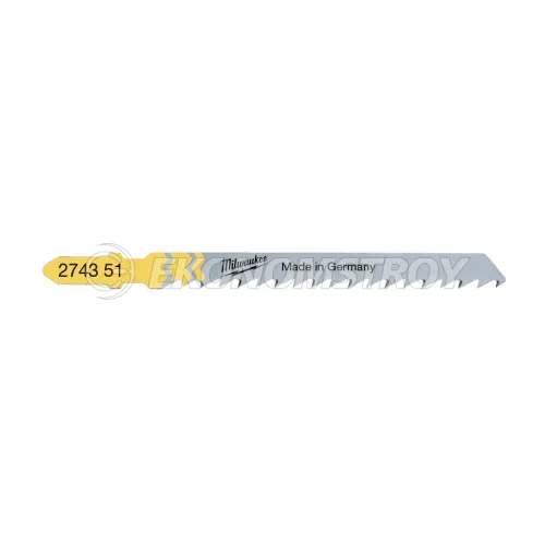 Milwaukee Полотна для лобзика T101D 75 мм (5 шт.)