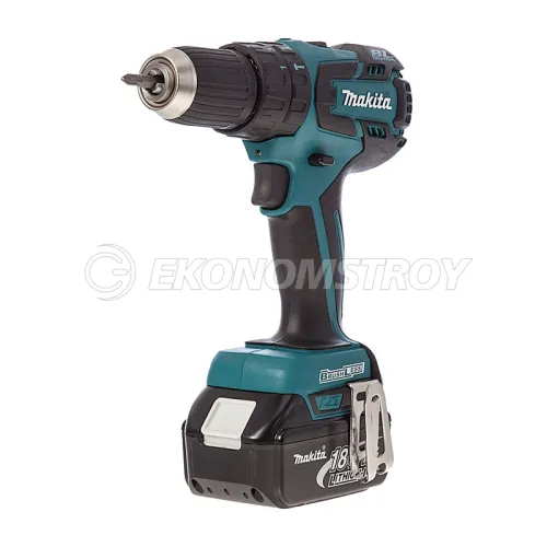 Дрель-шуруповерт ударный аккумуляторный MAKITA DHP 459 RFE