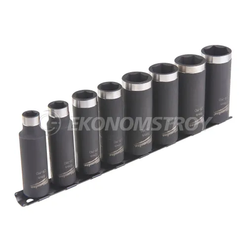 Milwaukee Набор удлиненных головок SHOCKWAVE™ 3/8" 8 шт. (8, 10, 12, 13, 16, 17, 18, 19)