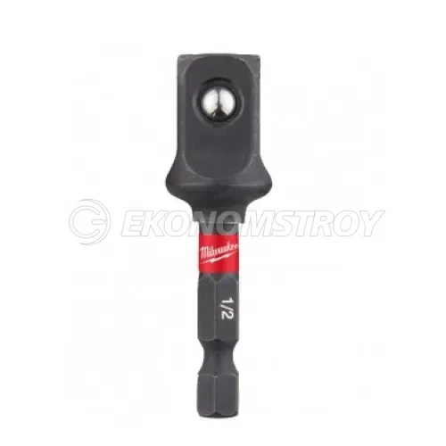 Milwaukee Переходник с 1/4"HEX на 1/2"квадратный хвостовик (замена для 4932471827)