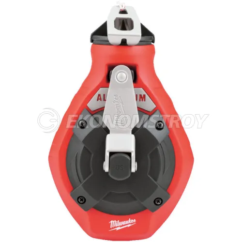 Milwaukee Шнур разметочный Milwaukee 4932498390 (на катушке с красным мелом, коэффициент втягивания 6:1, утопленное хранение ручек, ширина линии: 0.9 мм, длина