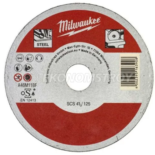 Отрезной круг Milwaukee 230x1.9x22.23 Steel