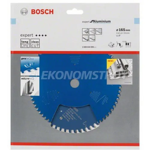 Пильный диск BOSCH Expert for Aluminium 165x30x2.6/1.6x52T