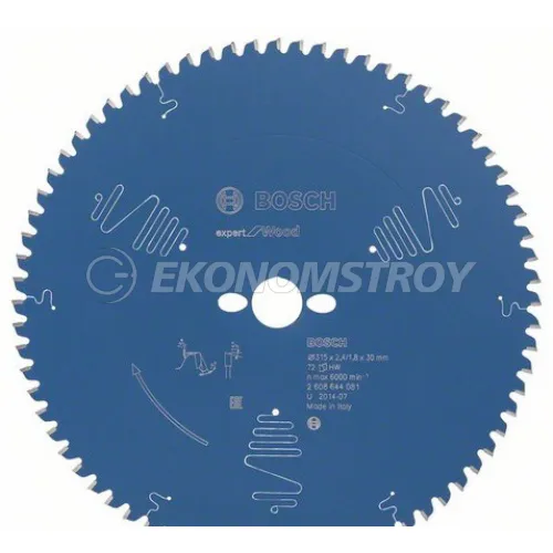 Пильный диск BOSCH Expert for Wood 315x30x2.4/1.8x72T
