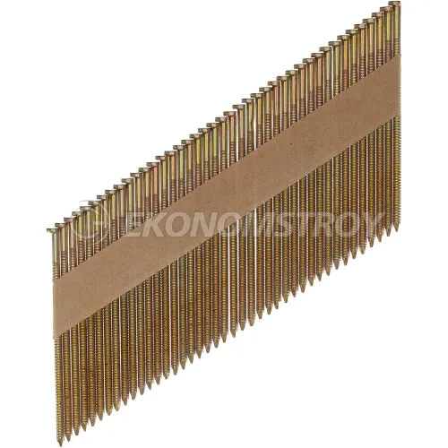 Milwaukee Гвозди Milwaukee 34°/63/2.8мм RS 2200шт (4932492607) (гальванические, с кольцевой накаткой и D-образной головой, для M18 FFN)