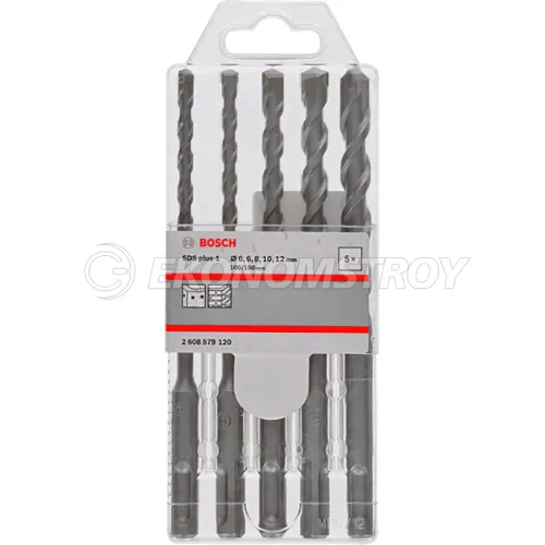 BOSCH Набор буров SDS plus-1 6/6/8/10/12x160мм