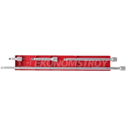 Milwaukee Набор удлинителей для головок Milwaukee 4932480637 1/4" 4 предмета (размеры удлинителей: 38 мм, 76 мм, 152 мм, 356 мм, идентификатор размера с лазерно