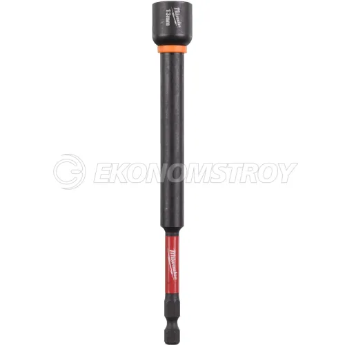 Milwaukee Насадка магнитная торцевая Milwaukee Shockwave 1/4" Hex-13ммx150мм (4932492448) (магнитный наконечник, подходит для применений с высоким крутящим