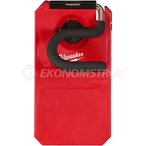 Milwaukee Крюк Milwaukee PackOut (4932480702) (для лестниц, шнуров, шлангов, высокопрочная сталь, механизм щелчка и блокировки)