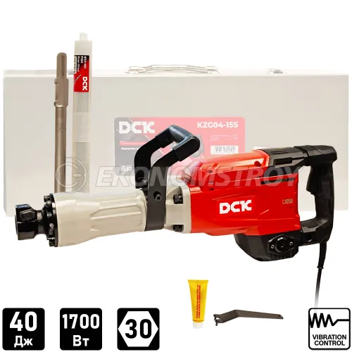 Отбойный молоток DCK KZG04-15S (case)