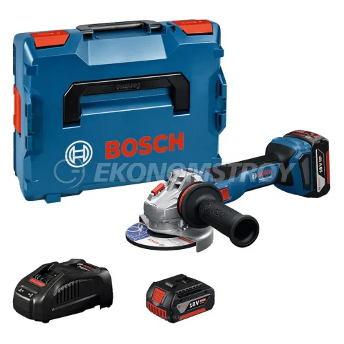 Углошлифмашина 125мм BOSCH GWS 18V-11 S (2*5.0 Ah, L-Boxx)