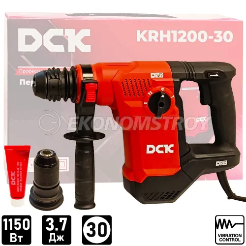 Перфоратор SDS-plus DCK KRH1200-30 (case)