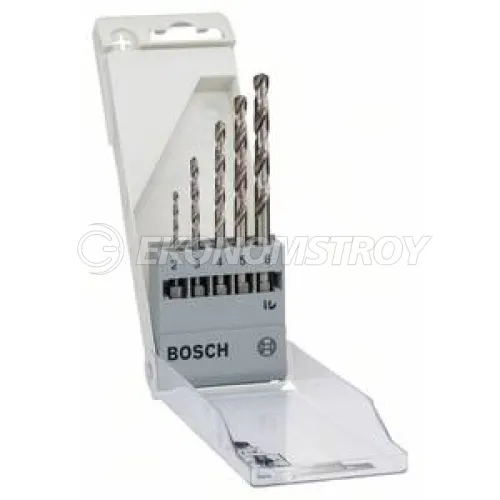 Сверло по металлу BOSCH HSS-G СВЕРЛ 2-6ММ 6-ГР. 1/4" 5 шт.