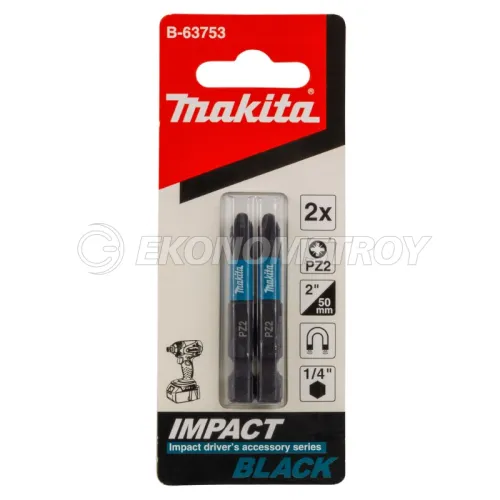 Бита MAKITA PZ2 ударная 50 мм, Impact 2 шт. C-form