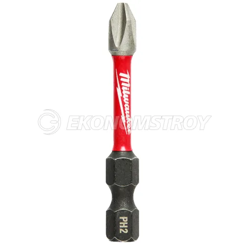Бита Milwaukee Насадка SHOCKWAVE™ PH2 50 мм (10 шт.)